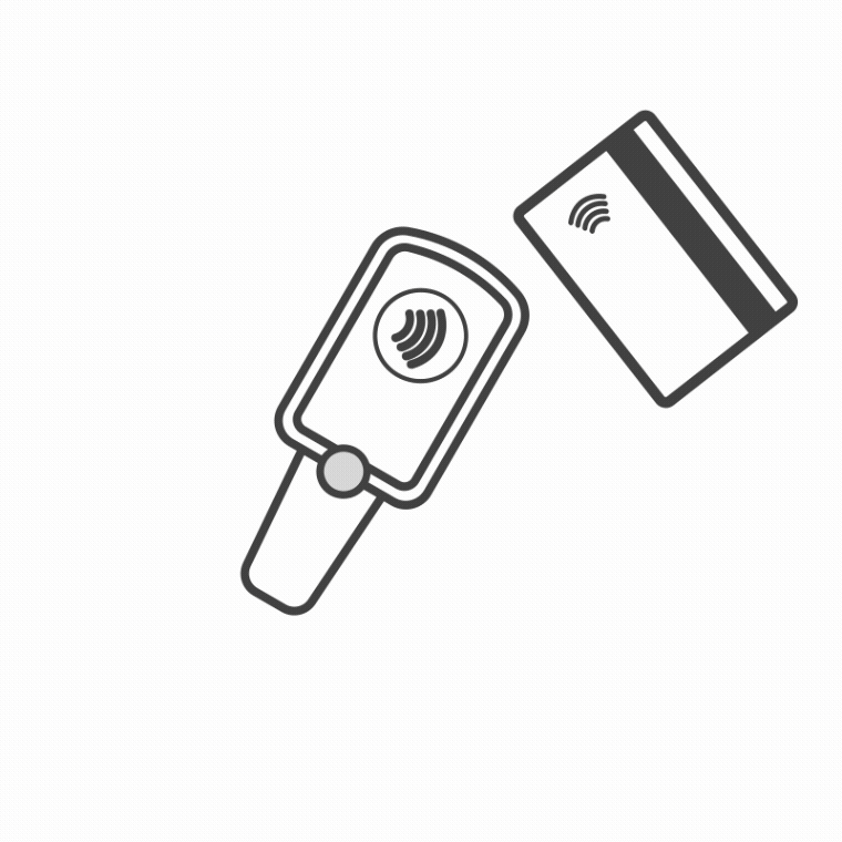 Tap to pay animation