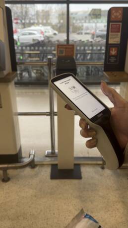 SmartShop Pay on Handset customer - Print receipt step