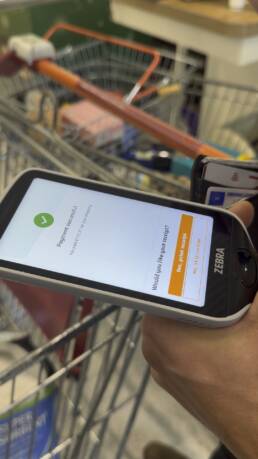 SmartShop Pay on Handset customer - Payment confirmation step